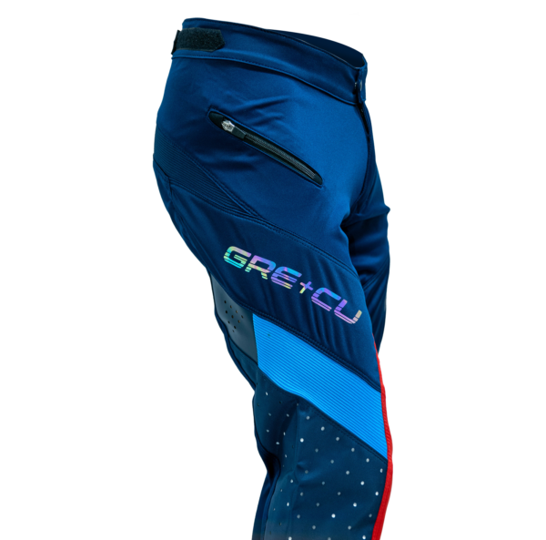 Pantalón Rojo - Azul Oscuro Tradicional - Imagen 3