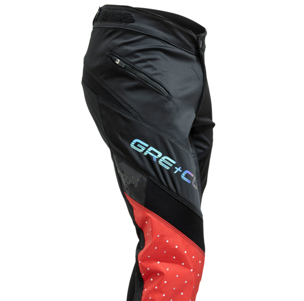 Pantalón Negro - Rojo Tradicional - Imagen 2