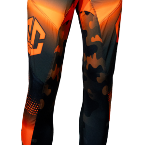 Pantalón Naranja - Negro Militar Sublimado